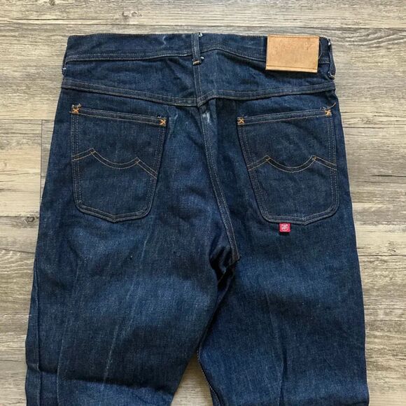Vintage 70s Tuff Nut Dark Wash Denim Jeans Size 32X31 - Picture 2 of 10